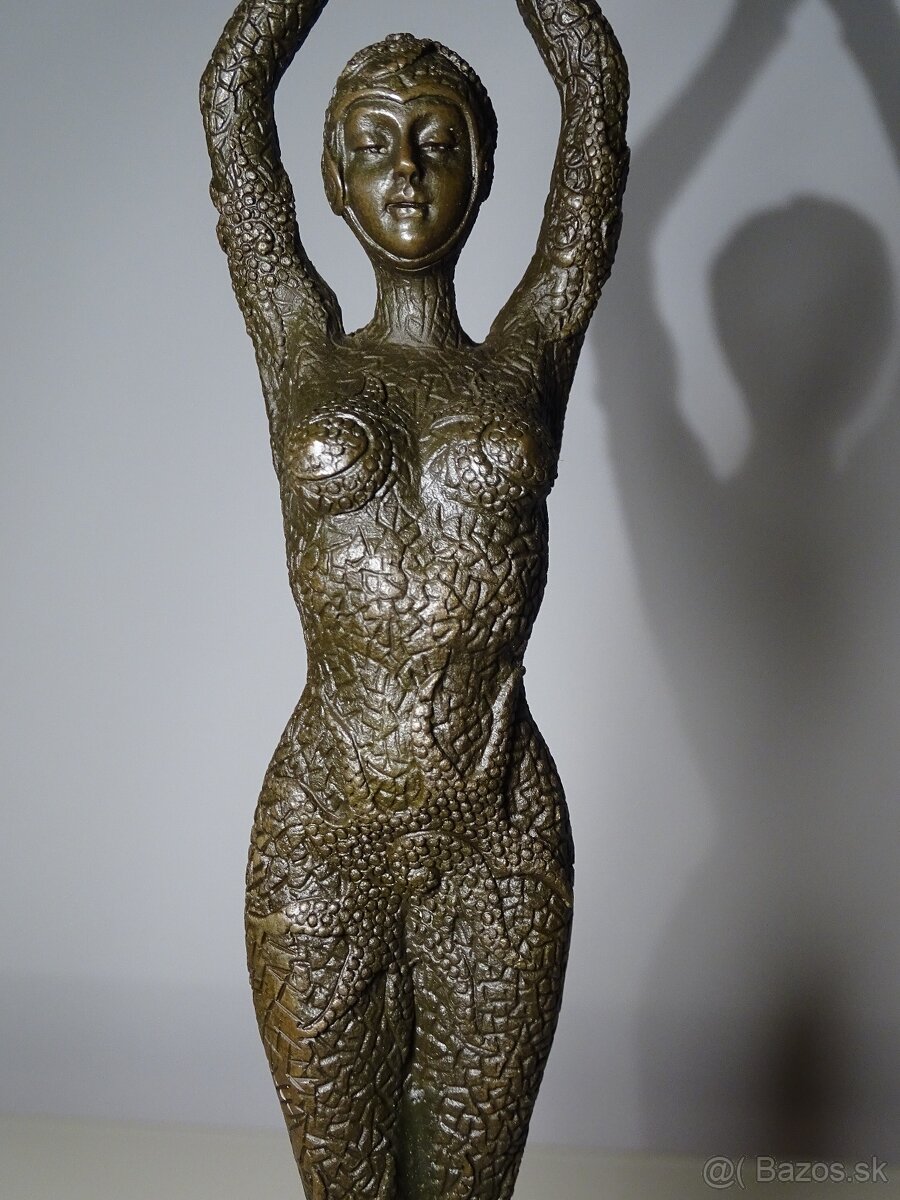 bronzová socha "Starfish Dancer" sign. D.H.Chiparus, 29cm - 6