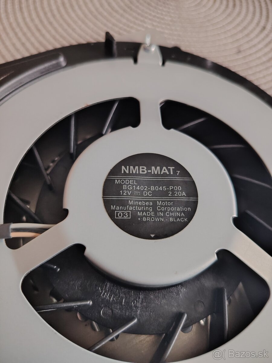 Playstation 3 FAT-chladenie ,ventilátor,šuflík - 6