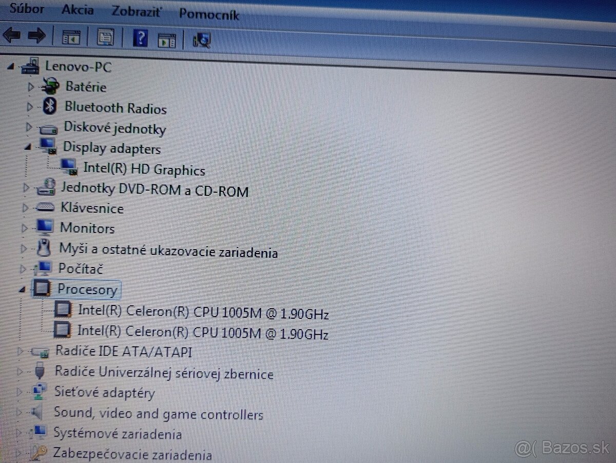 Lenovo B590 + Intel celeron 1005M + 4gb ram + Windows 7 - 6