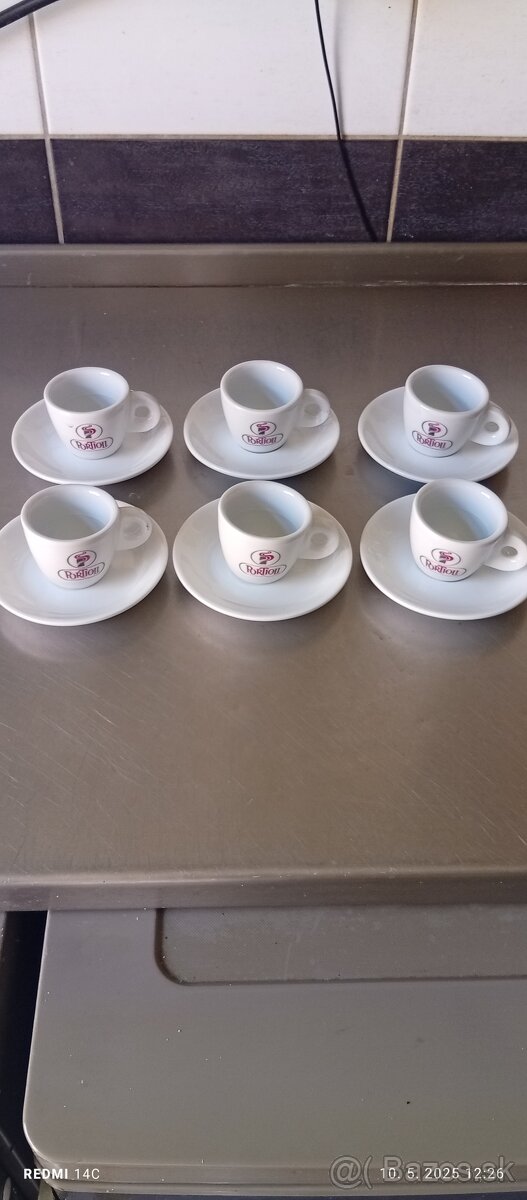 Šálky na kávu taniere dezertne - 6