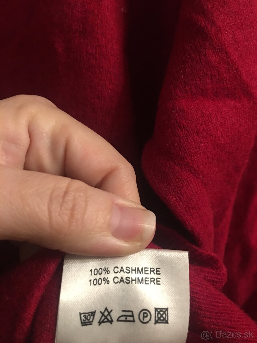 100%KASMIROVY damsky vinovy svetrik M/L - 6