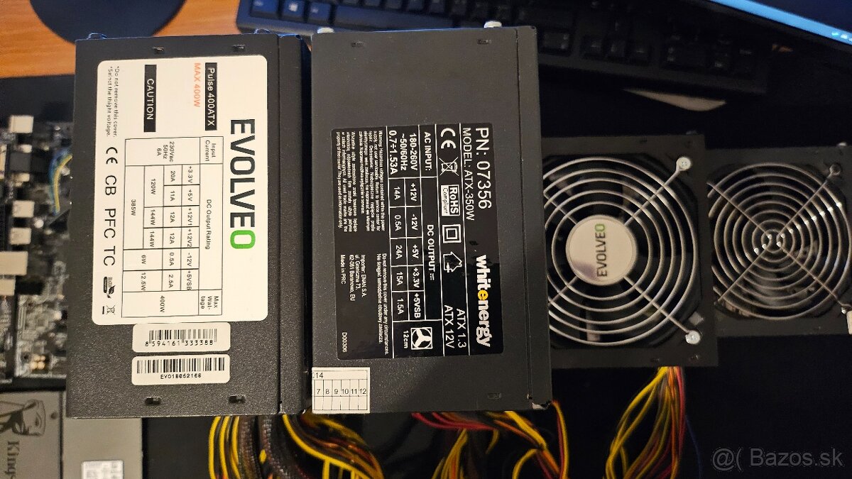 PC Komponenty, Matičná, DDR4 RAM, Zdroje, SSD - 6