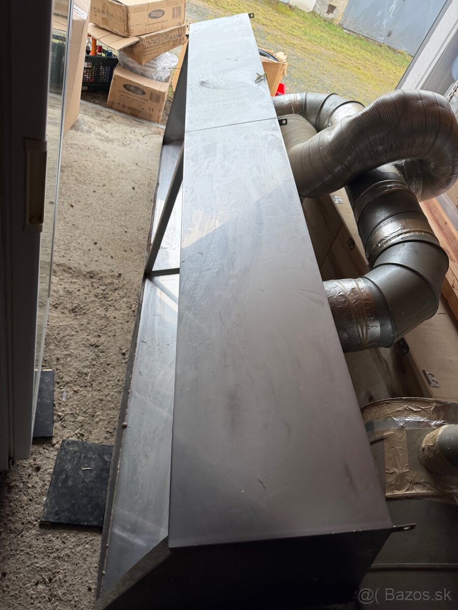 Predám profesionálny nerezový digestor + motor - 6