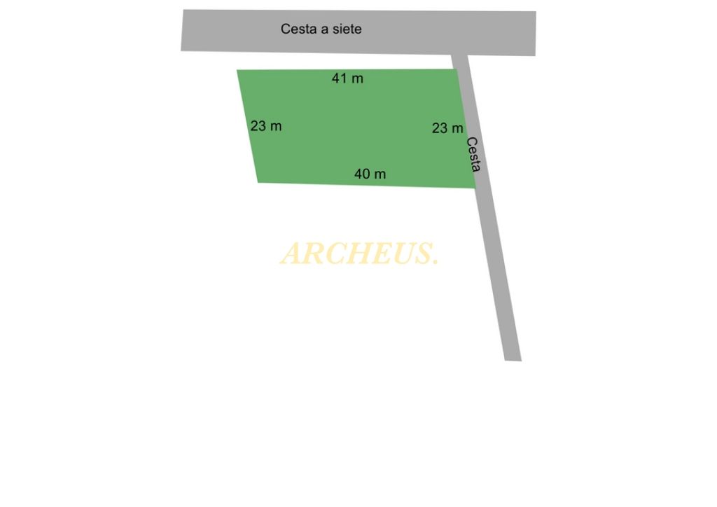 Exkluzívny pozemok pri ceste a sieťach v obci Jablonové - 6