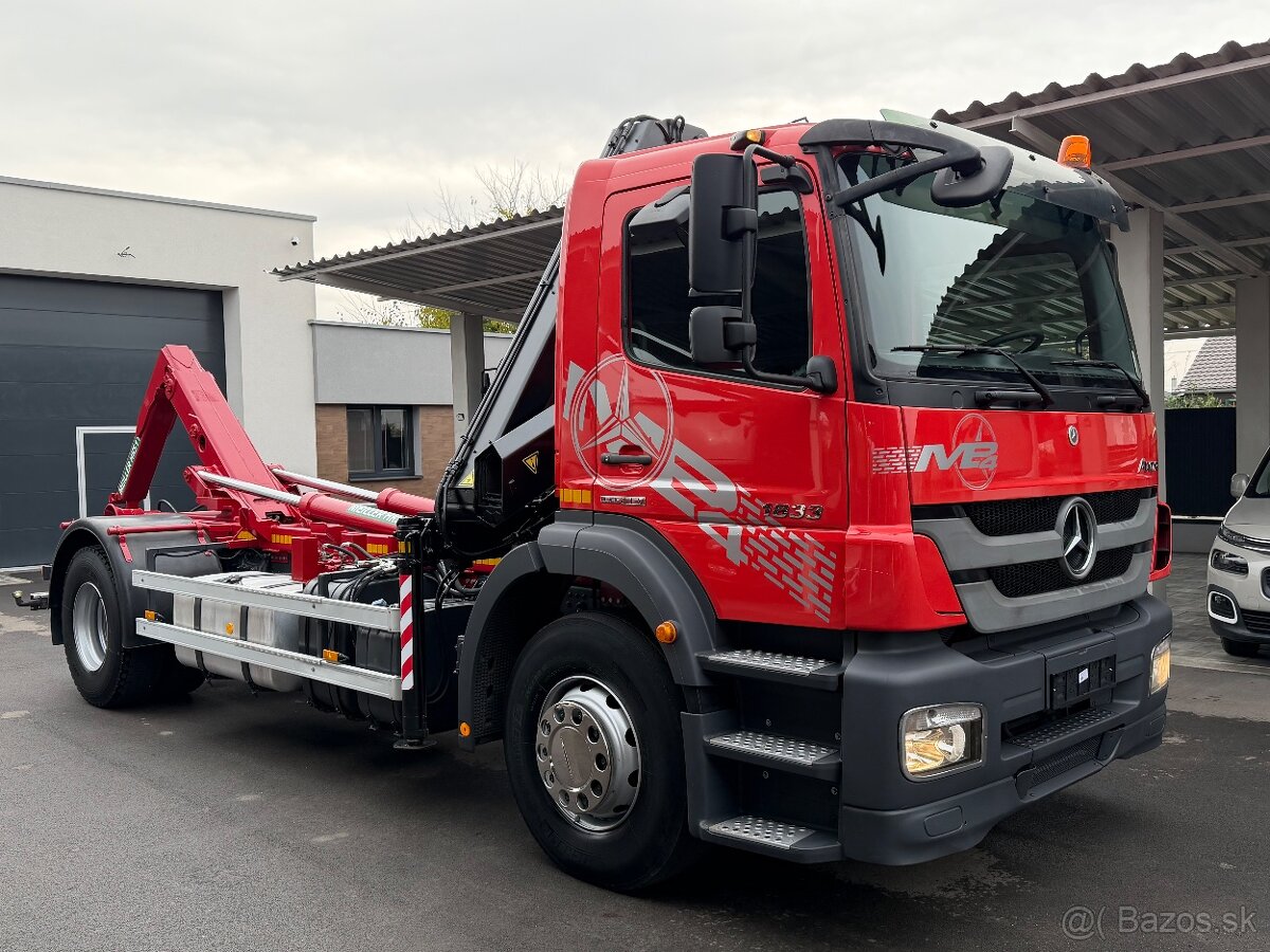 MERCEDES-BENZ AXOR 1833 HÁKOVÝ NOSIČ HYDRAULICKÁ RUKA HIAB - 6