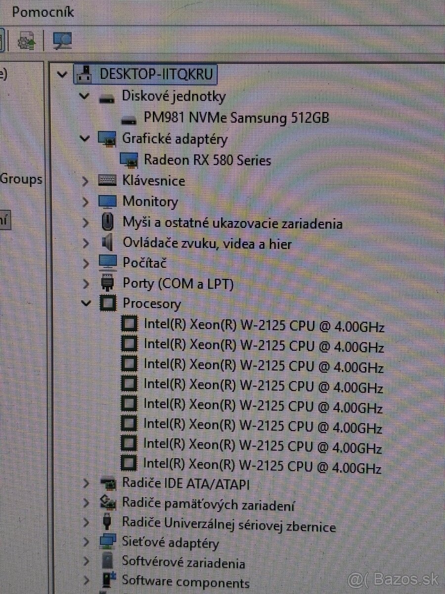 #122 Dell 5820/Xeon E2125/32GB DDR4/RX580 8GB/W11 - 6