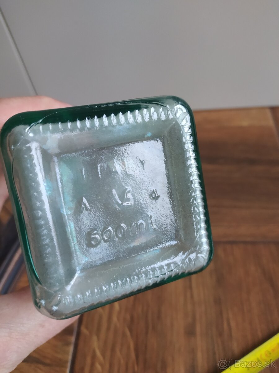 Staré sklo, fľaša - 6