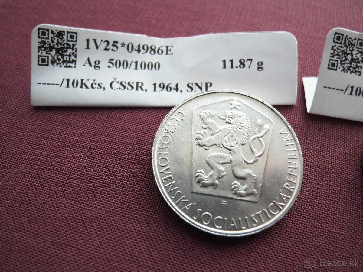 Staré mince 3ks ČSSR striebro - 6