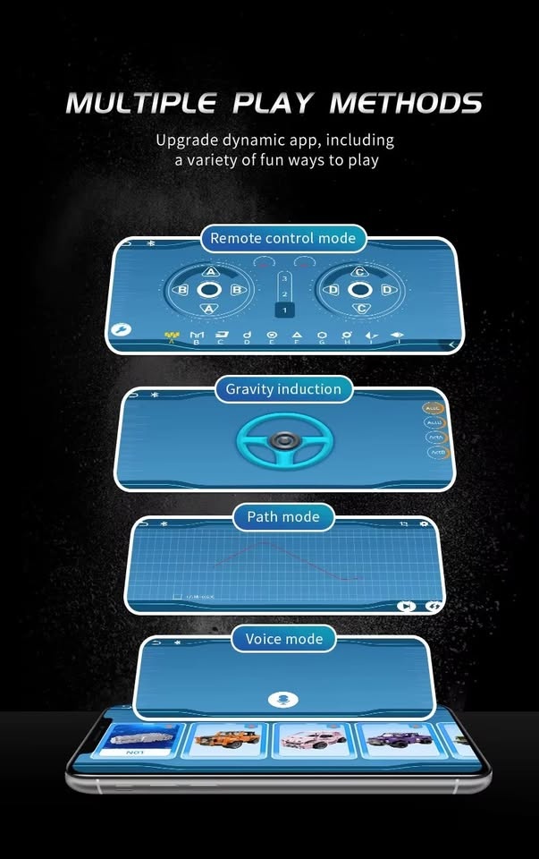 Programovatelná RC stavebnice - 718 dílků - 6