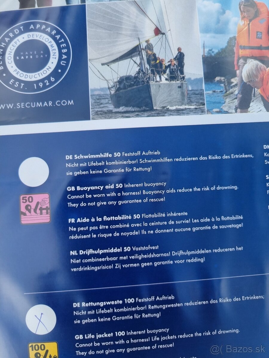 Detská záchranná vesta Secumar Bravo Print - 6