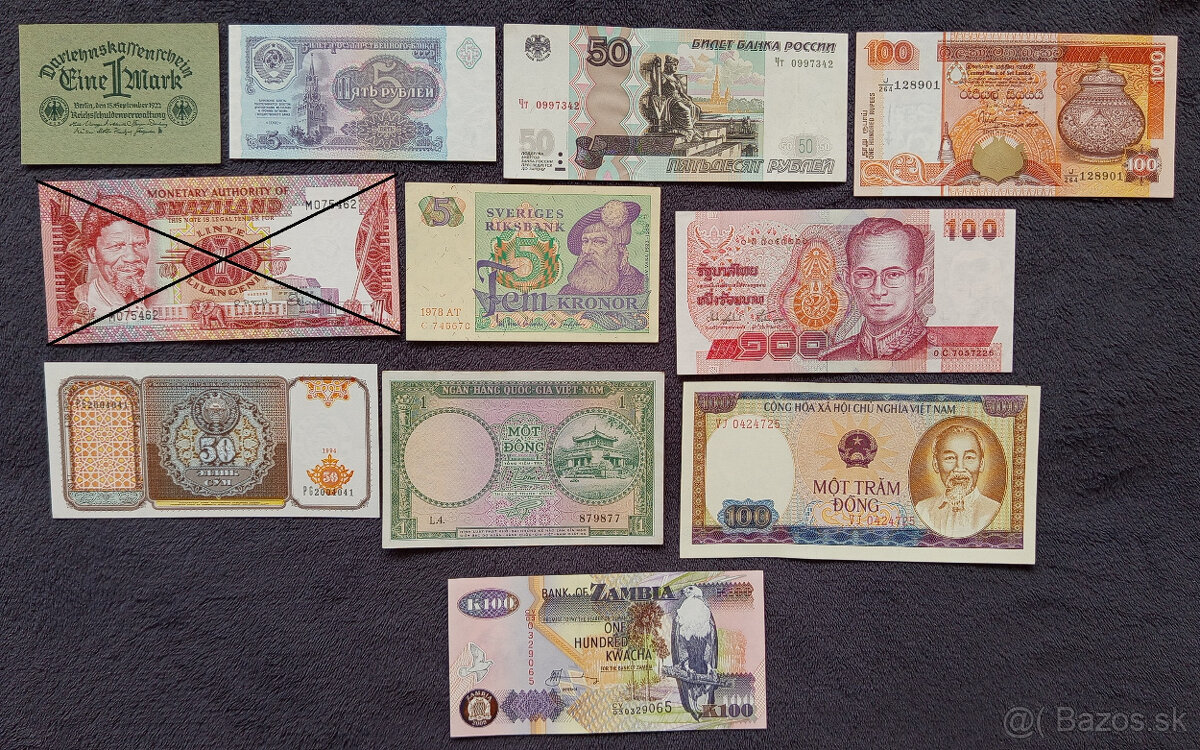 Bankovky svet UNC 7 - 6