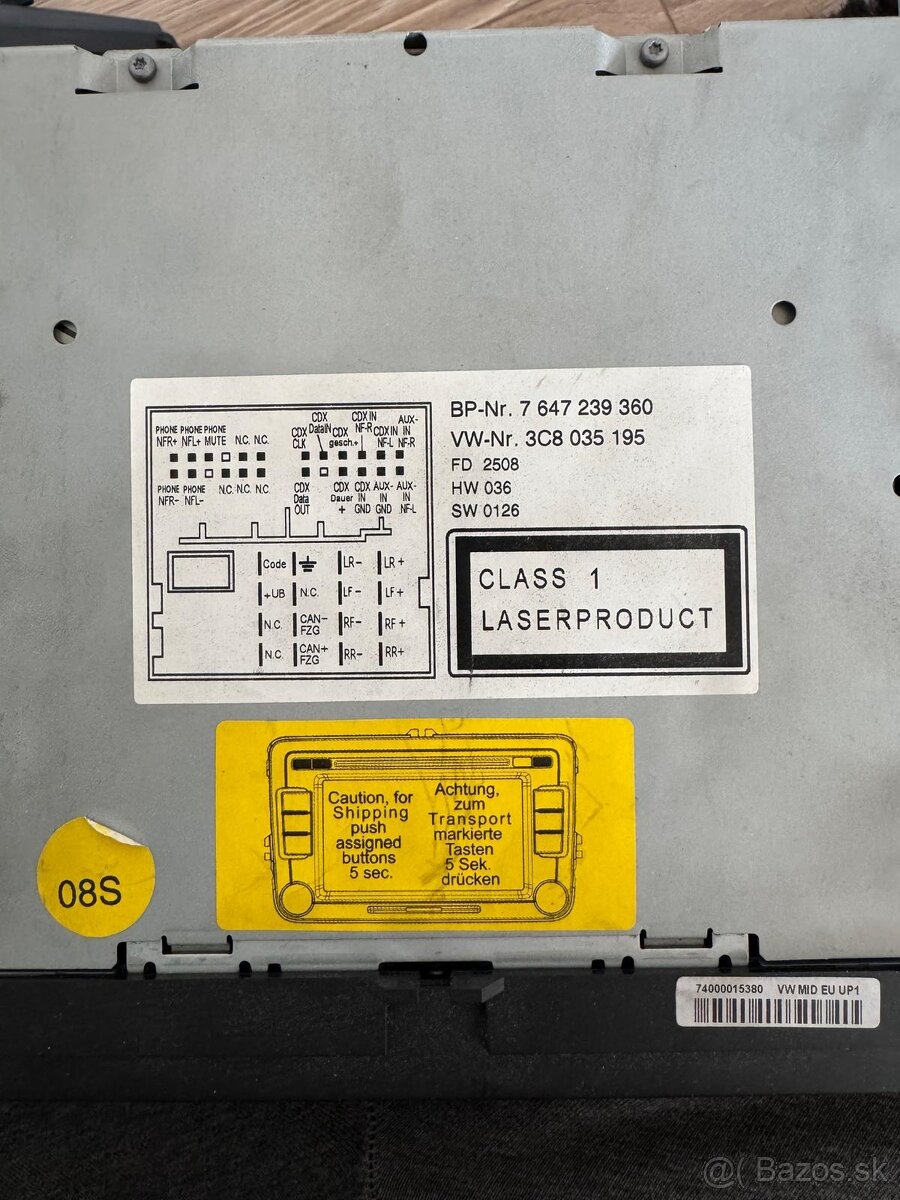 Radio rcd 510 volkswagen - 6