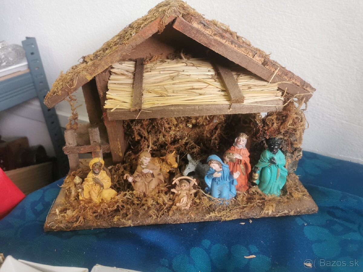 Vianoce, starožitný kolotoč, ozdoby, špic - 6