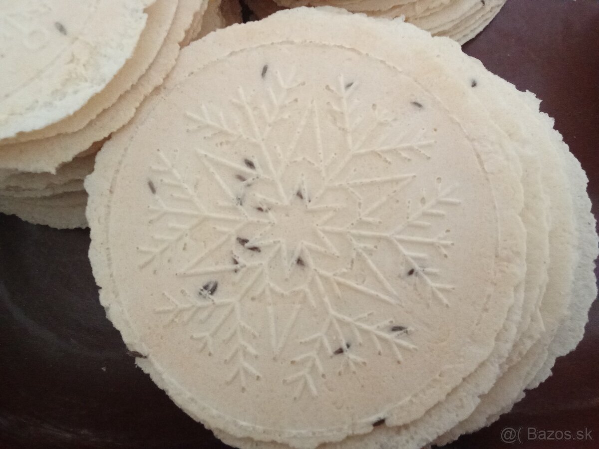 Vianočné oblátky a trubičky - 6