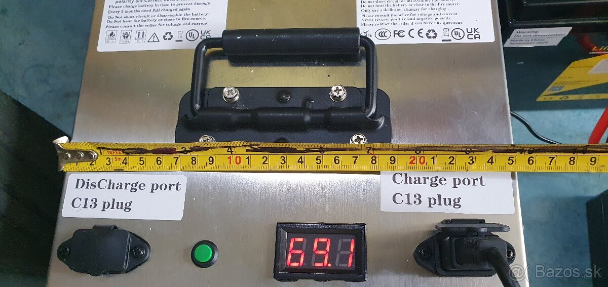 Baterie LifePo4 60 v 60ah bms 80amper - 6