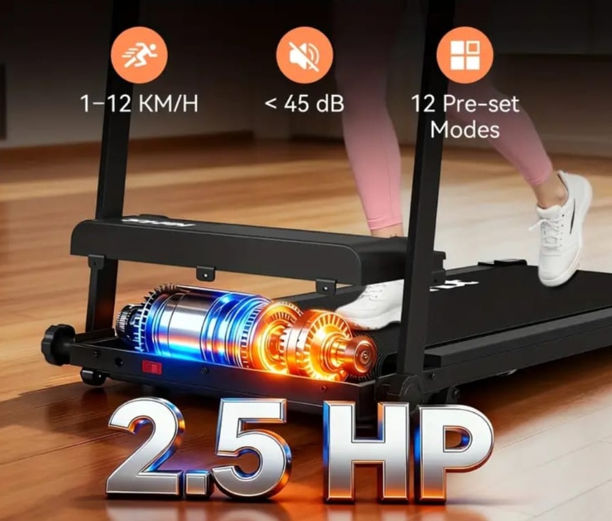 REZERVOVANÉ - Bežecký pás skladací - bežecká dráha - sklon - 6