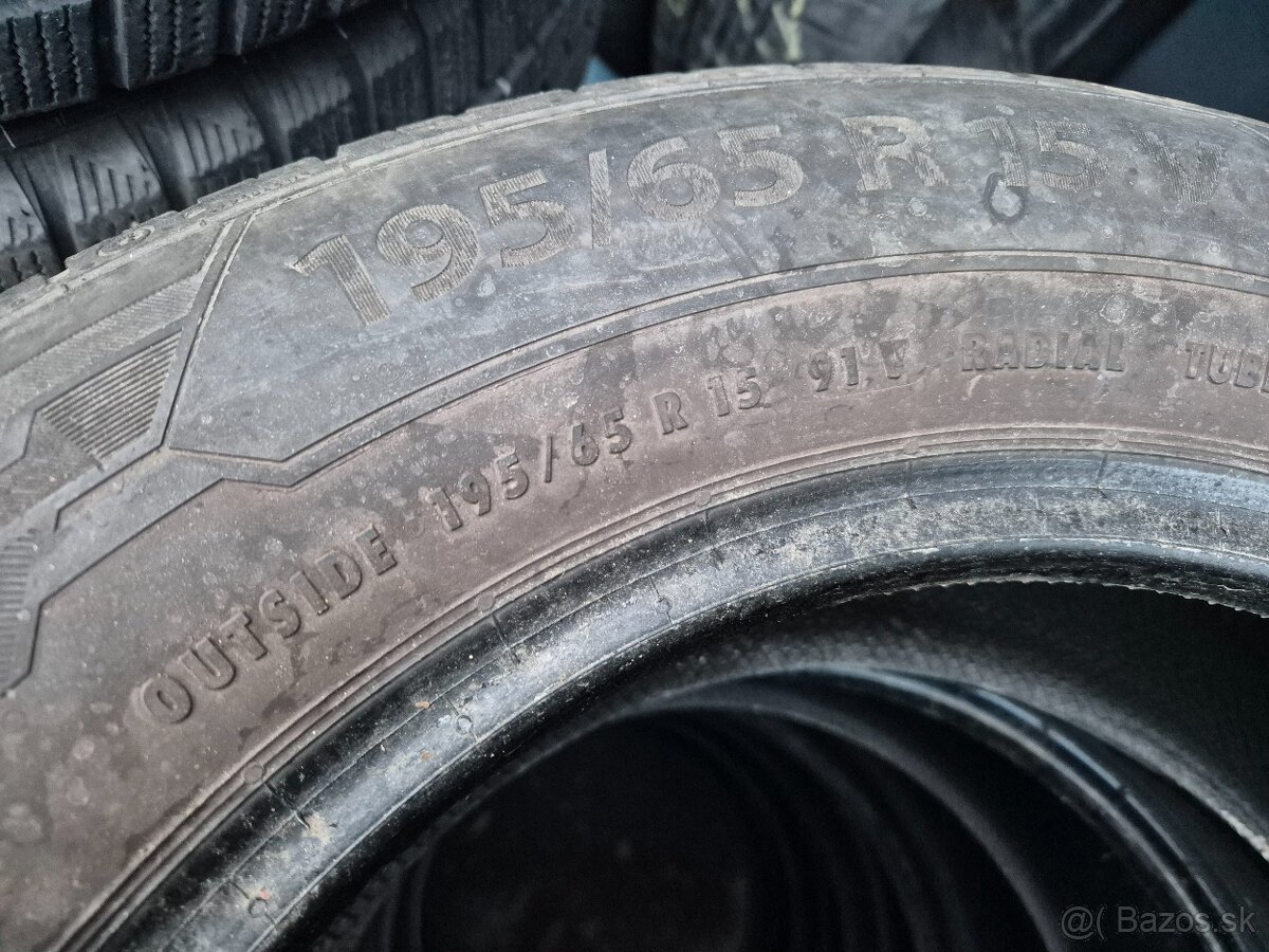 Predam letne pneu 2x 195/65R15 Barum - 6
