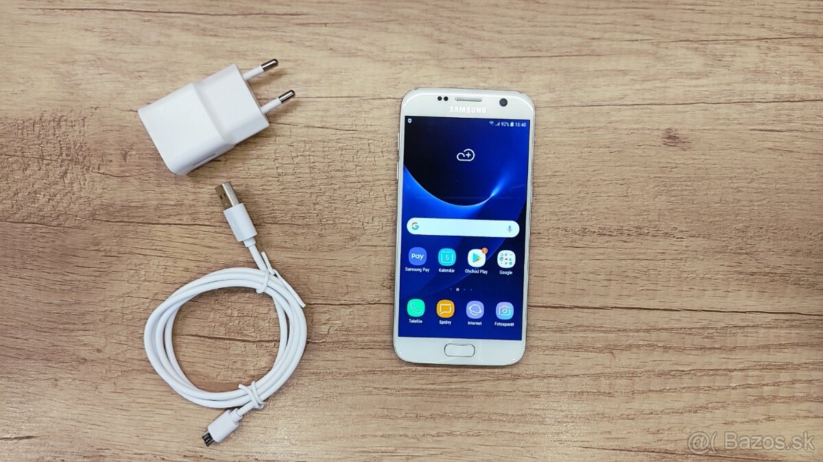 Samsung Galaxy S7 white - super stav - 6