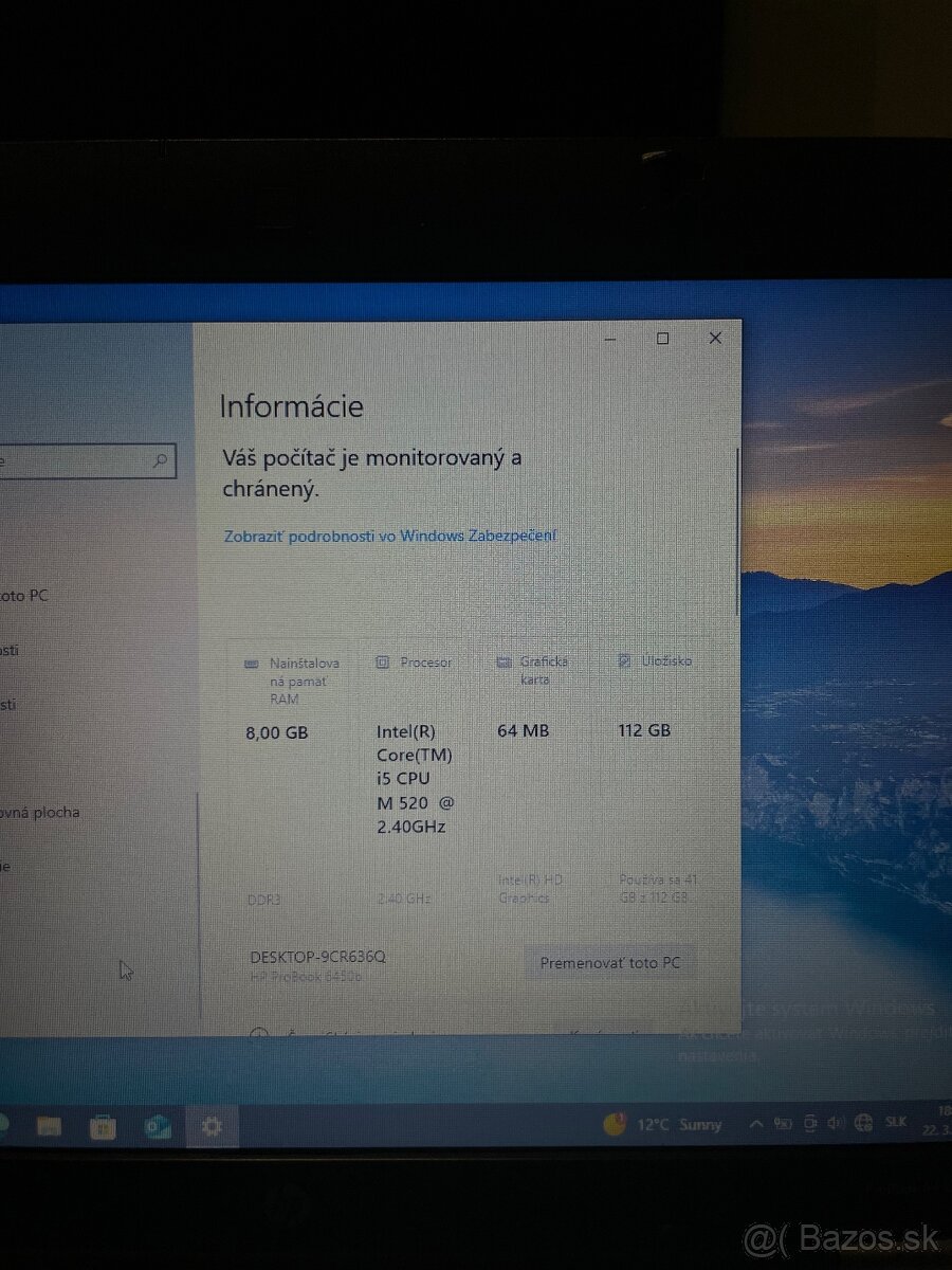 HP ProBook 6450b | i5 | 8GB RAM | 120GB SSD | Win 10 - 6