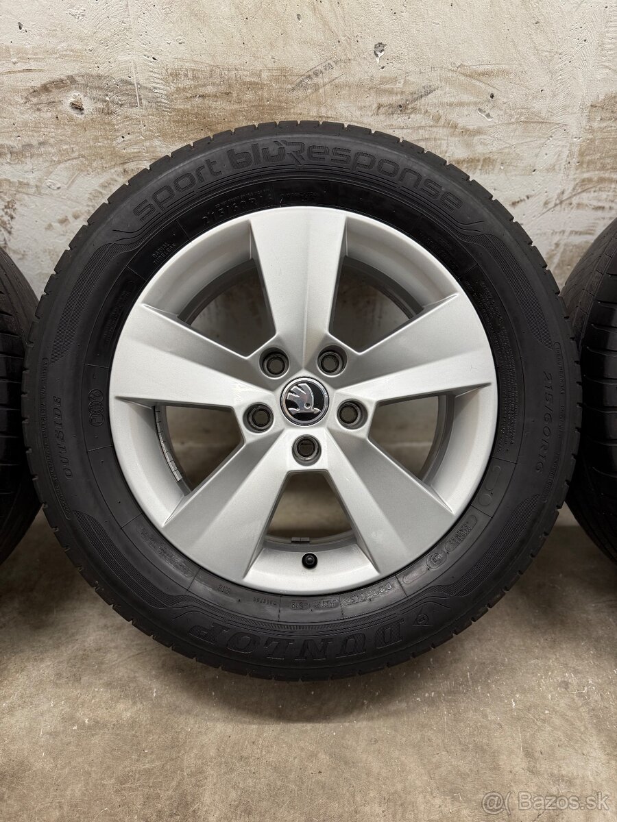 Letná sada 5x112 R16 ,215/60/16 Škoda Superb 3 / Passat B8 - 6