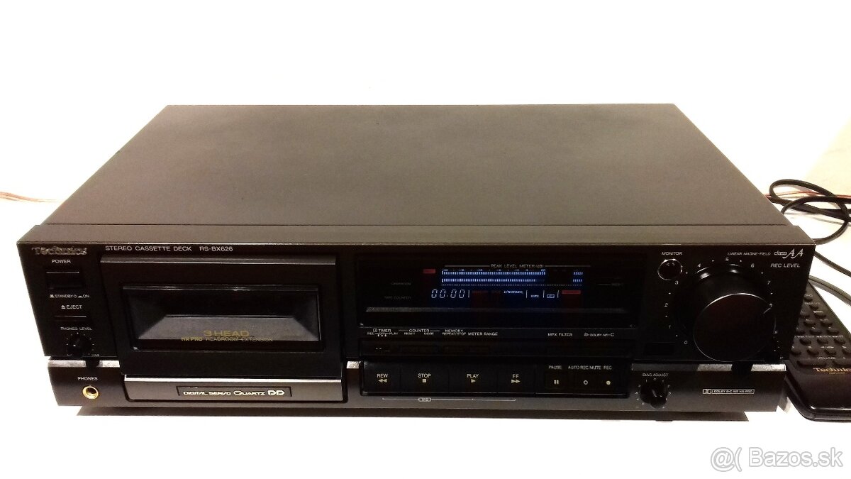 ClassAA spickovy deck 3-hlavy TECHNICS RS-BX626, Japan, AK31 - 6