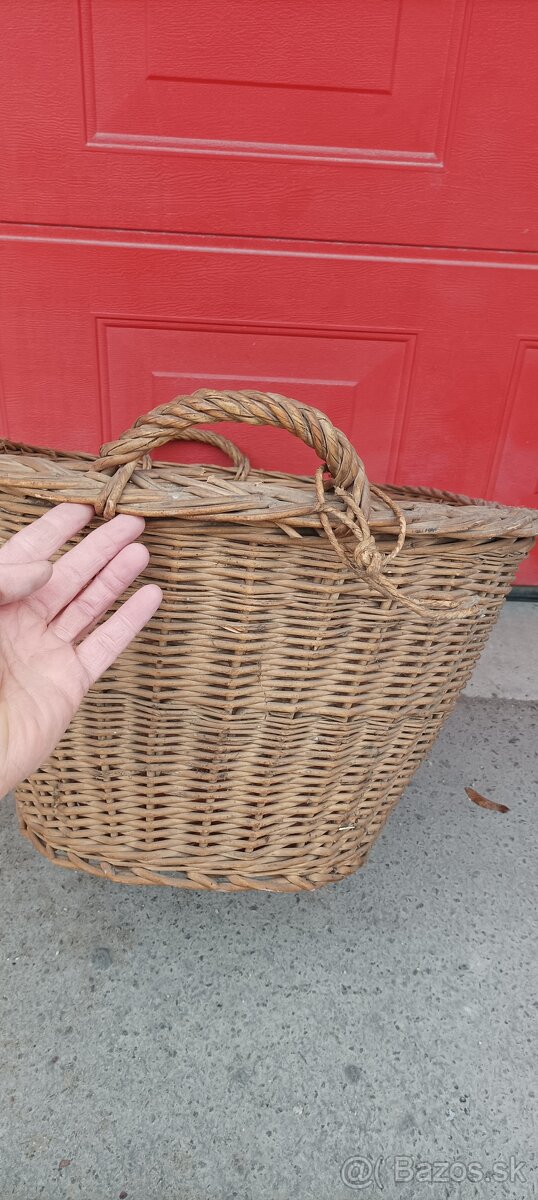 Starý prútený kôš - 6