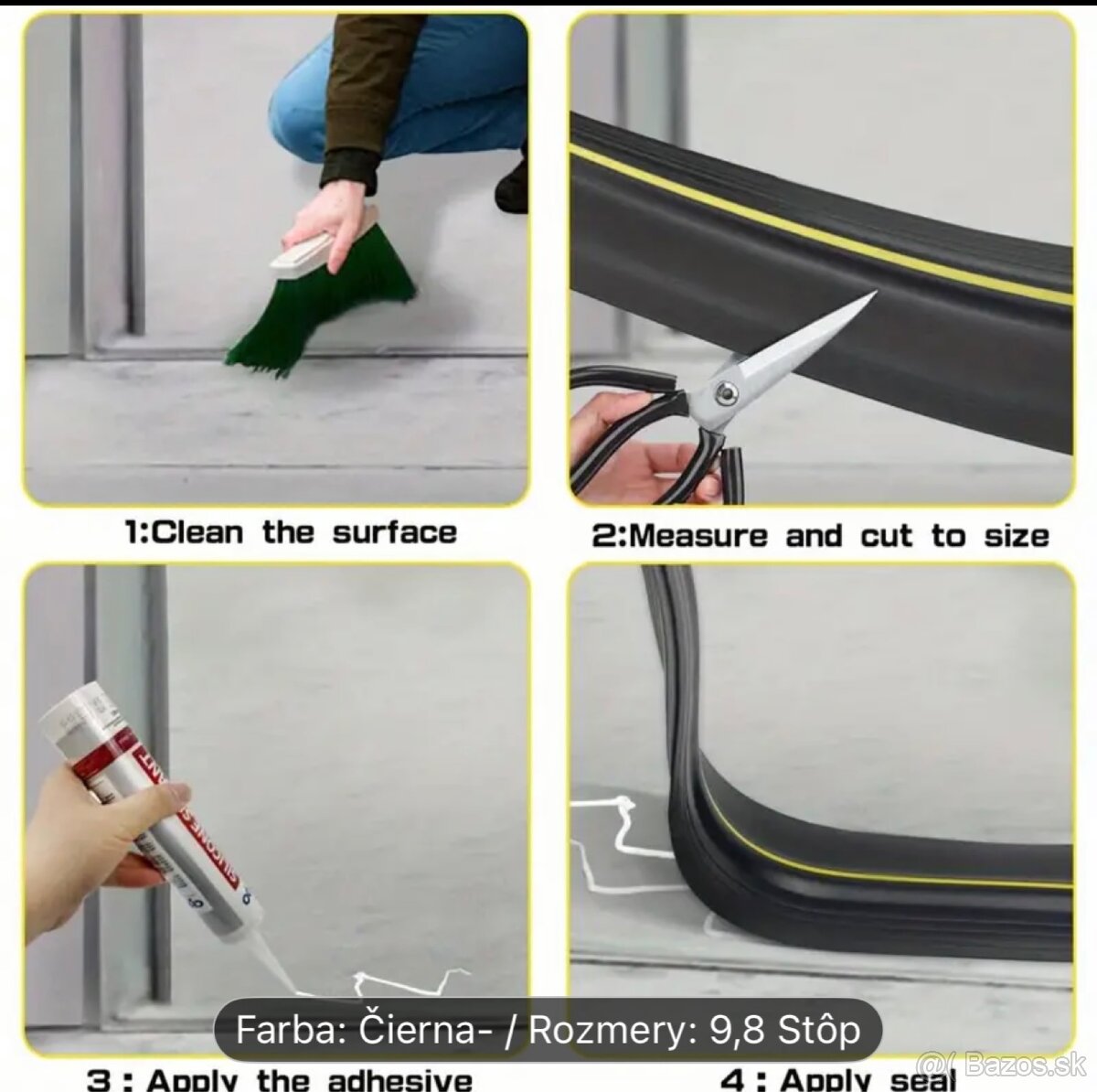Tesnenie pod garážovú bránu - 6