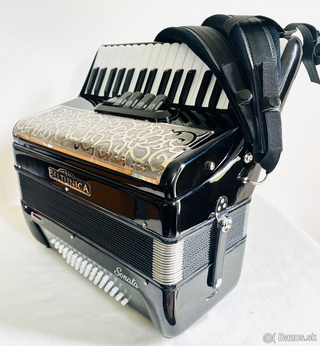 Predám NOVÝ akordeónBeltunica Sonata 60 basový - krásny zvuk - 6