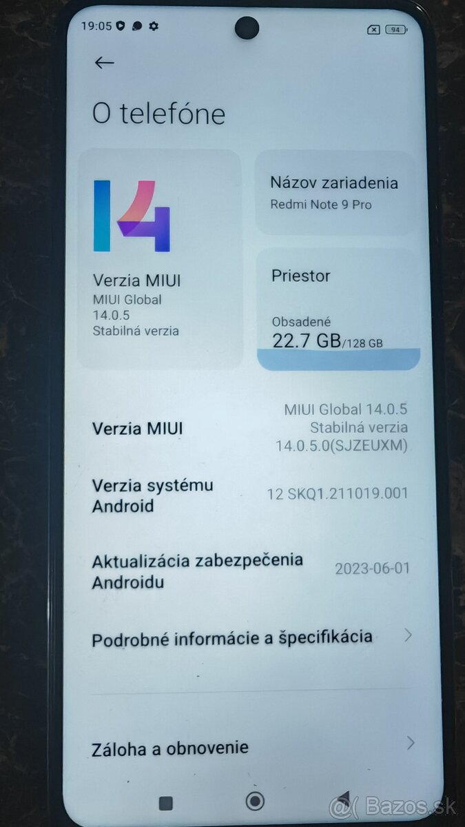 Redmi Note9 pro 6/128 gb - 6