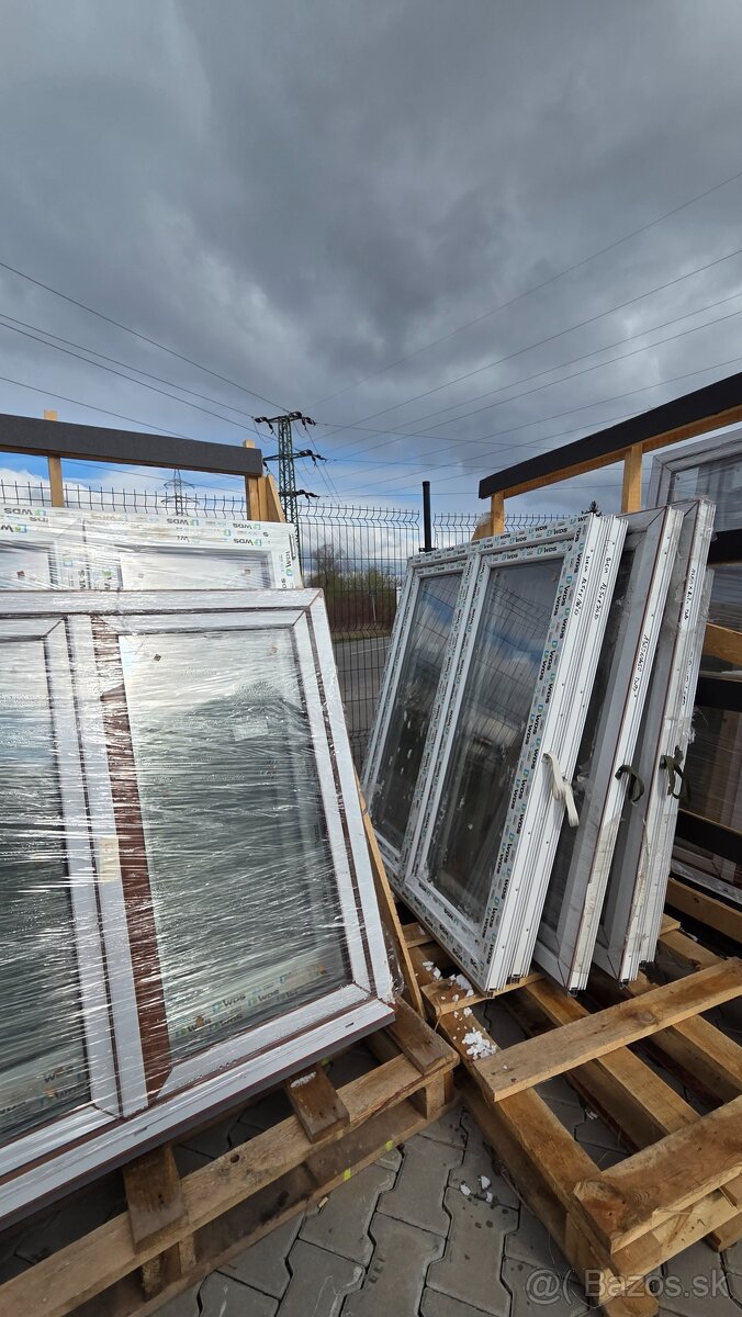 Plastové okná - biele, zlatý dub - 6