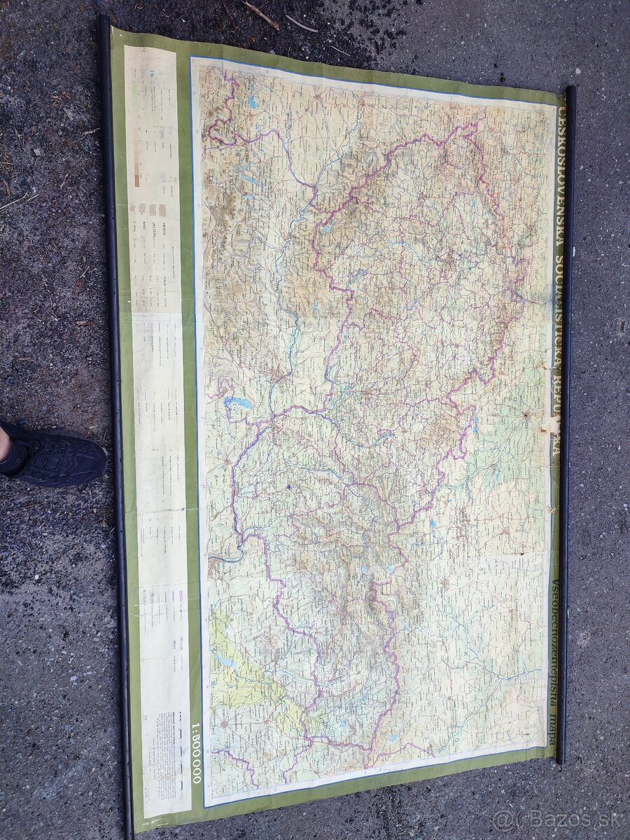 Staré mapy Slovenska školske 2ks - 6