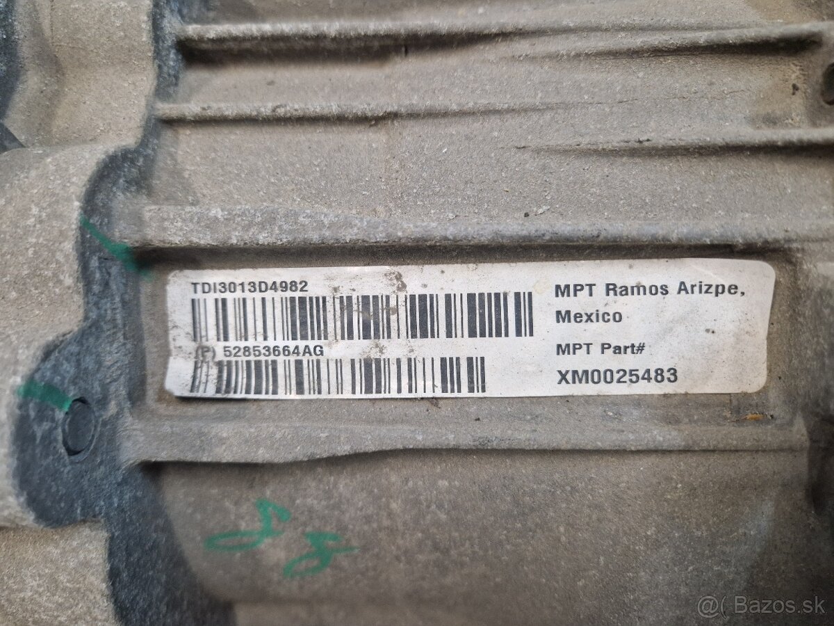 Prídavná prevodovka Jeep Grand Cherokee WK2 3.0 CRD - 6