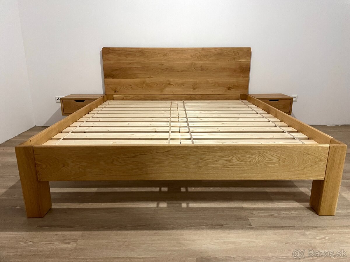 Dubová posteľ 180x200cm - 6