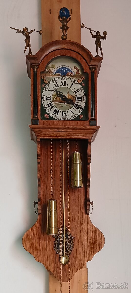 Hodiny holandské frízske nástenné. - 6