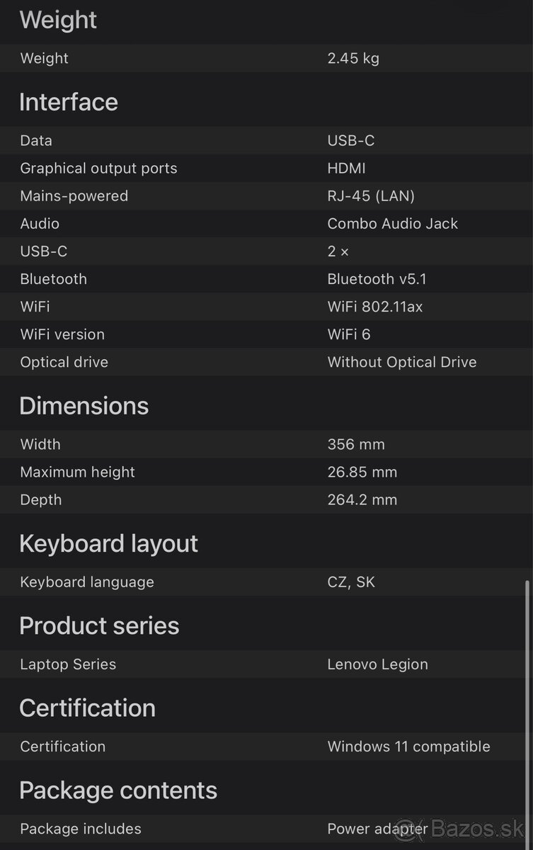 Lenovo Legion 5 Pro 16ACH6H Metallic 2020 - 6