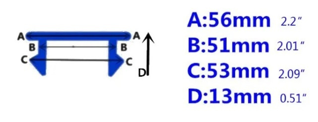 Uni stredové krytky 56/60mm - 6