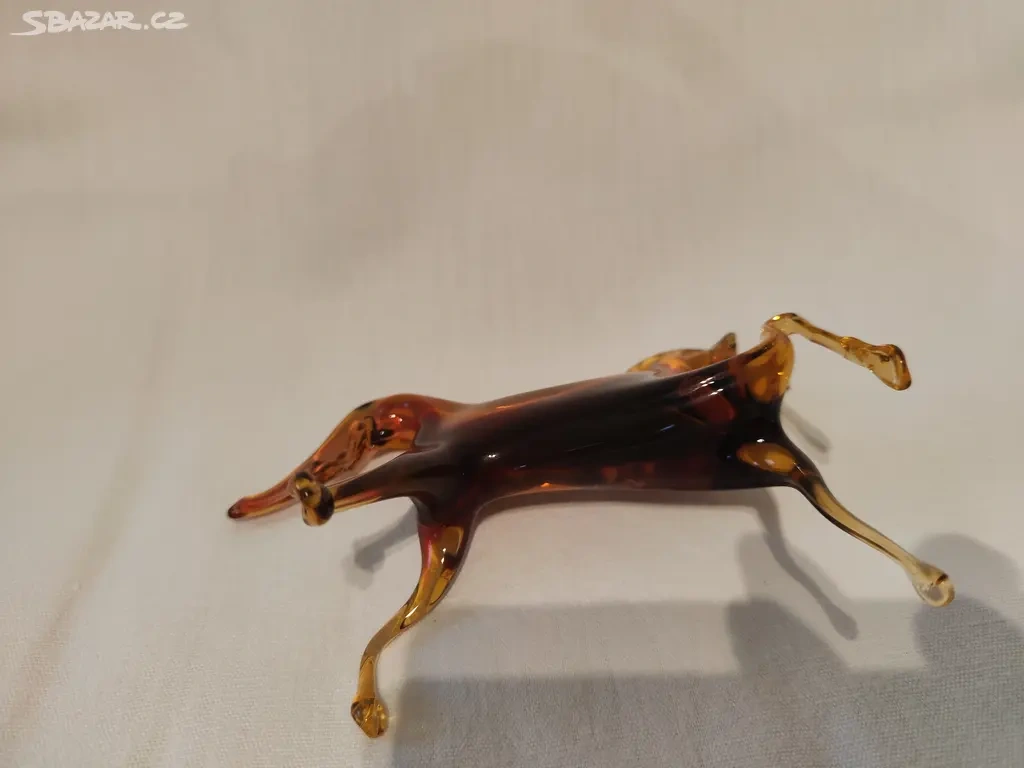 Kůň , sklo vintage Jiří Pačinek ? - Top stav - 6