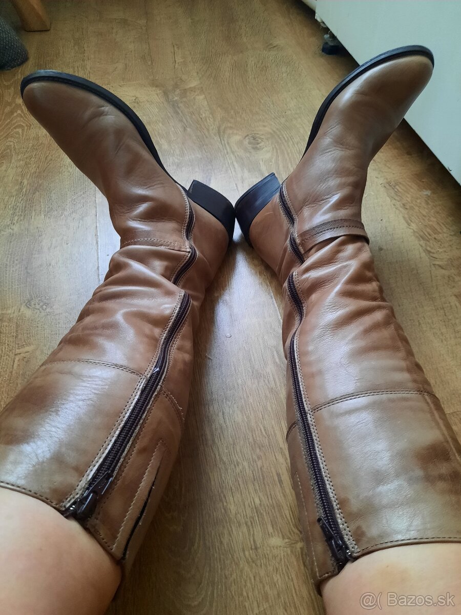 Kožené čižmy talianske - 6