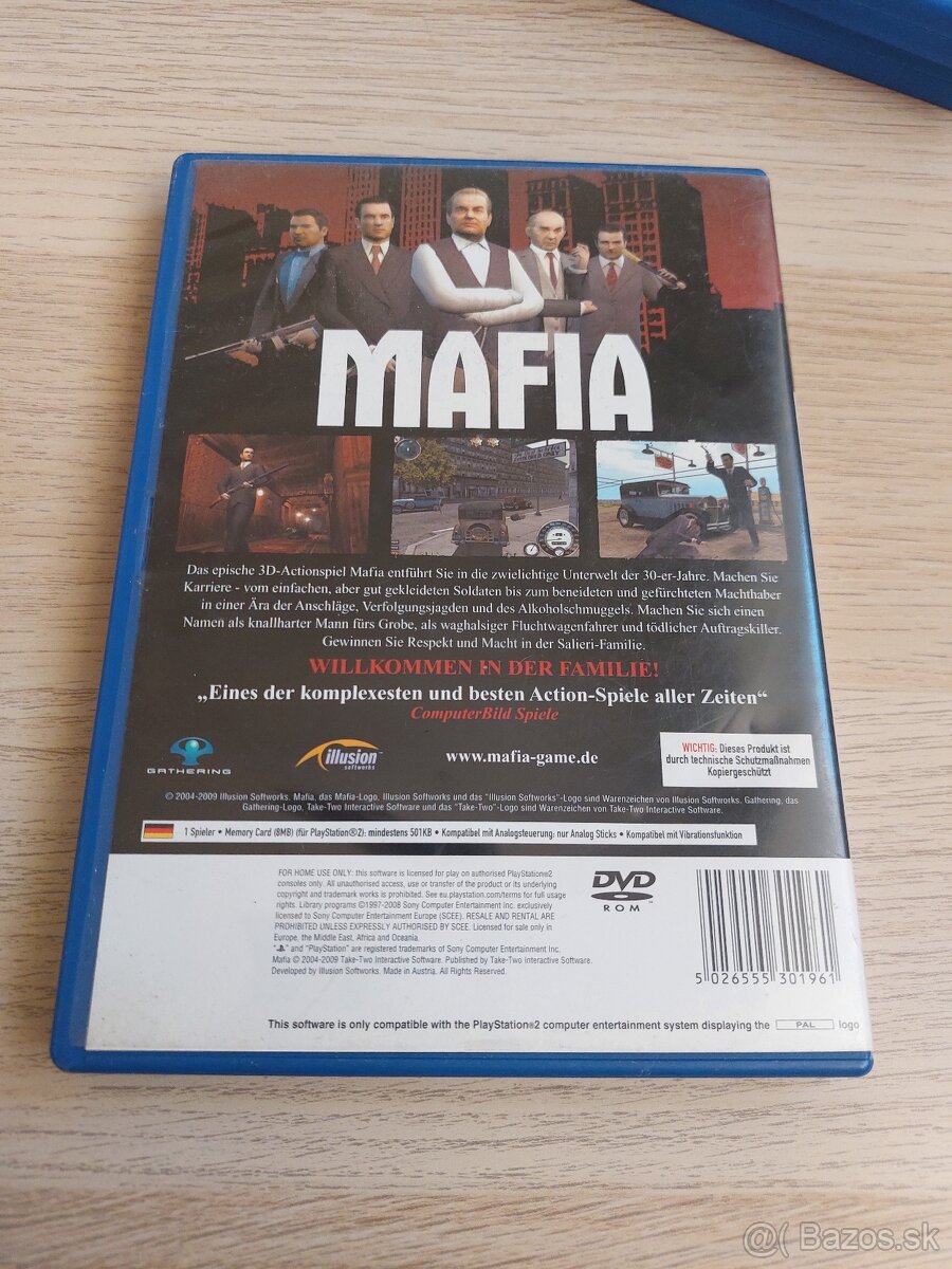 Mafia 1 / Rare / PS2 / Game s mapou viz foto - 6