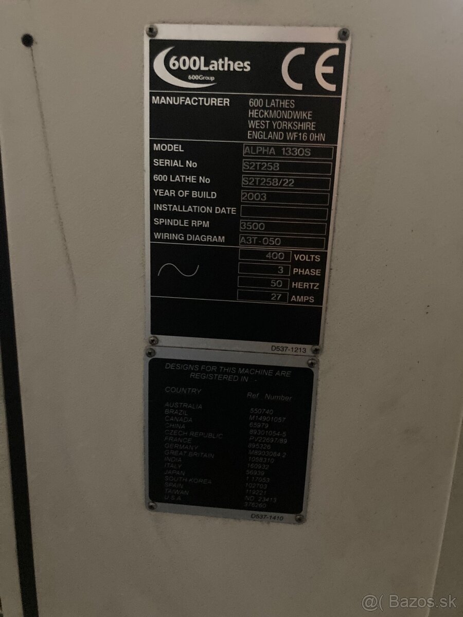 Cnc sustruh Alpha 1330S - 6