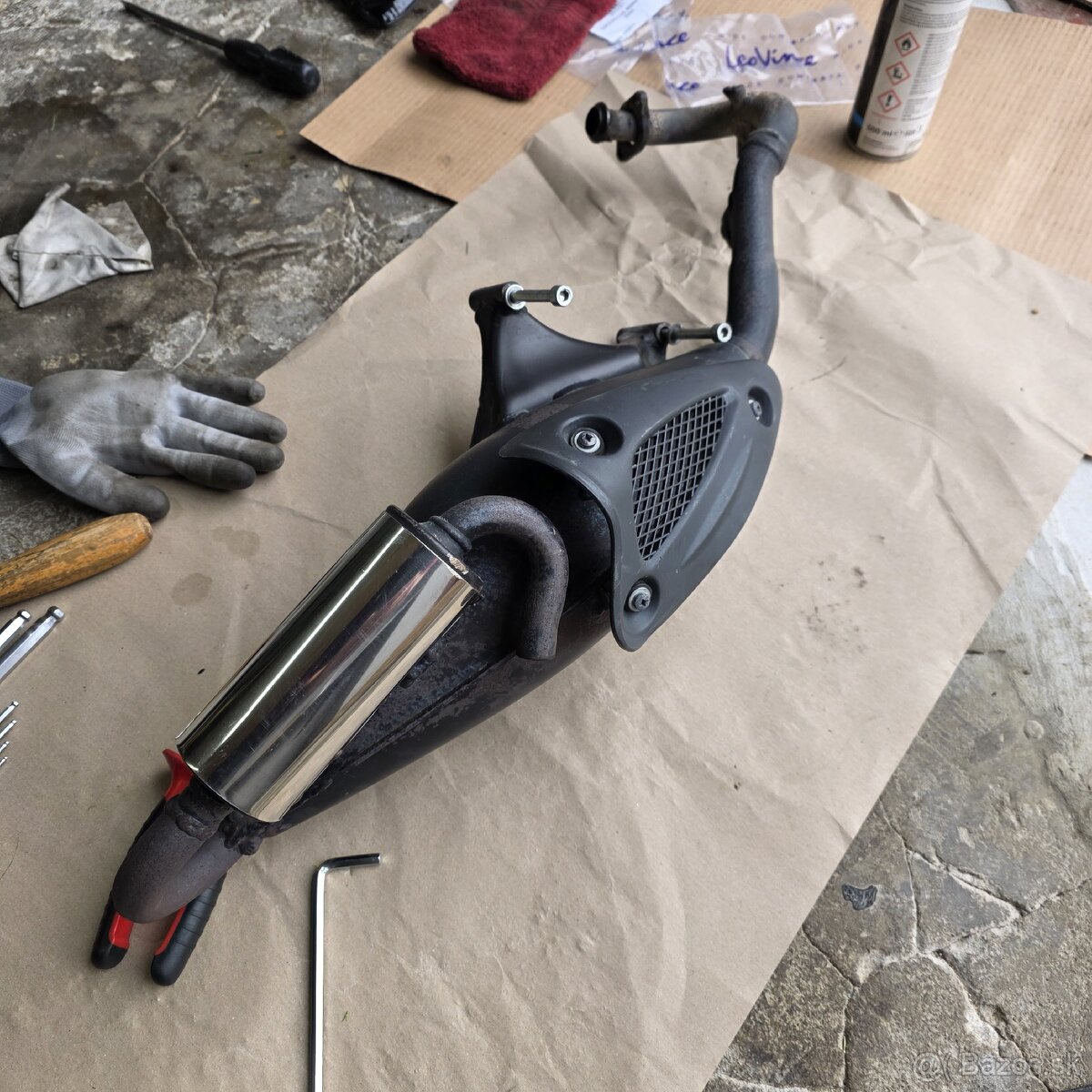 Výfuk na Gilera Runner. - 6