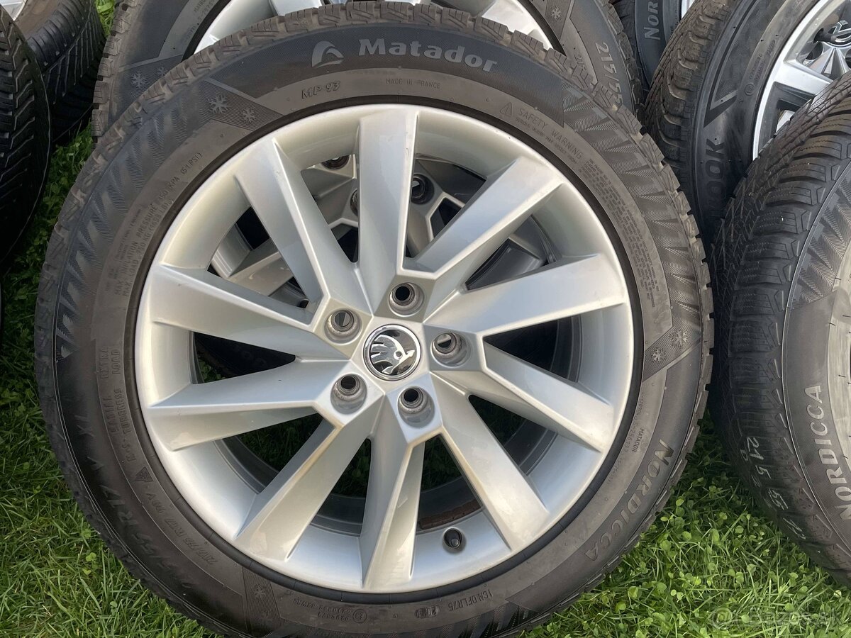 orig Alu disky LONDON Helsinky Stratos 215 55 17 zimné - 6