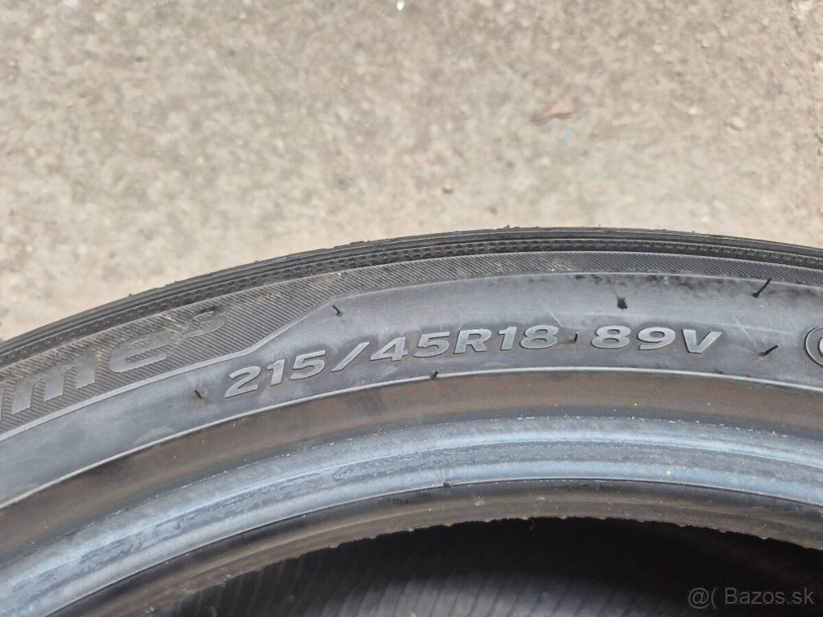 215/45 r18 letné 4 ks HANKOOK - nejazdené DOT2022 - 6