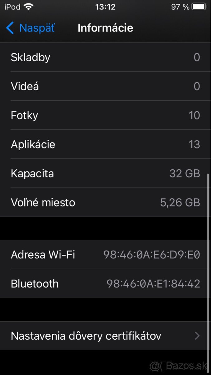 Apple iPod touch 7 – modrý, 32 GB - 6