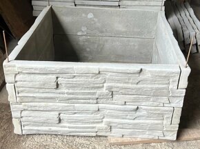 Vyvýšený betónový záhon moduly - 6