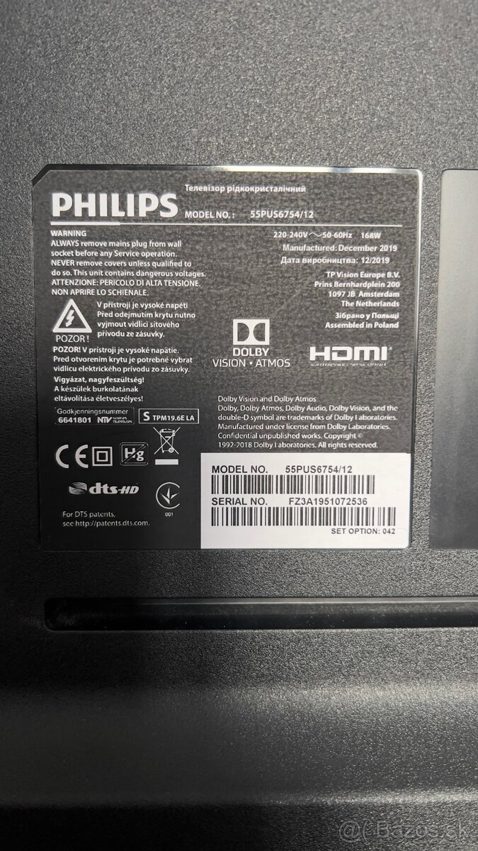 LED Philips 55’’ - 6