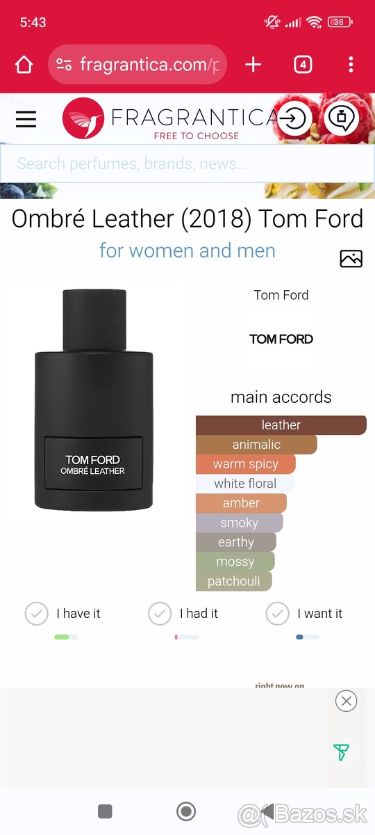 Tom Ford Ombre Leather edp 150ml. - 6
