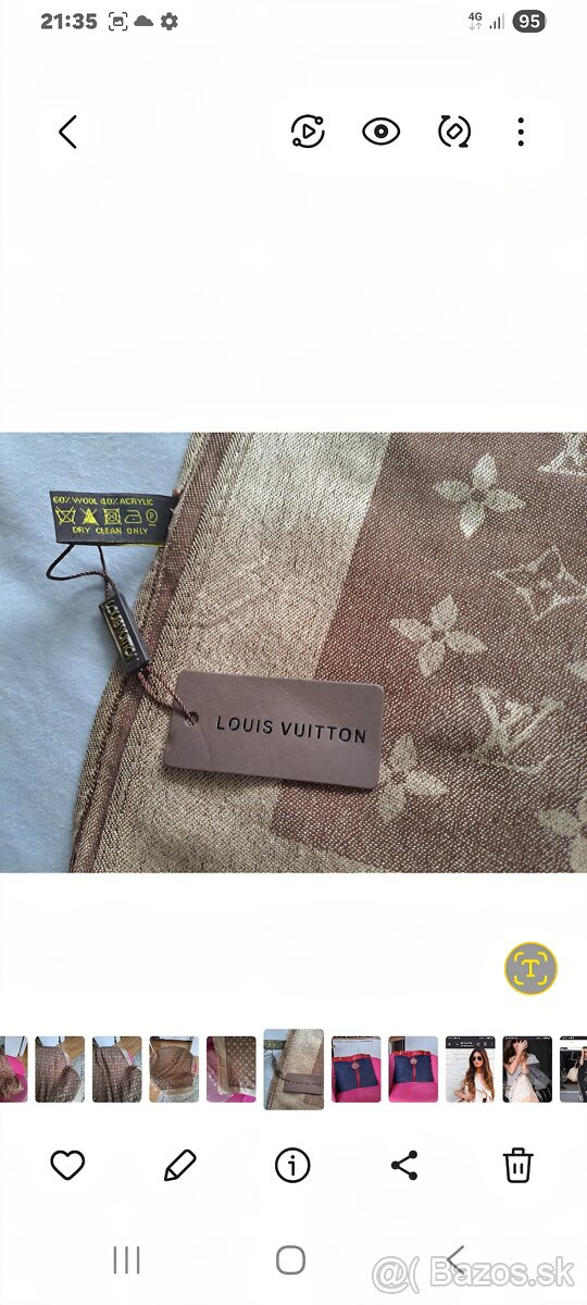 Obrovsky sal , satka, pled Louis vuitton - 6