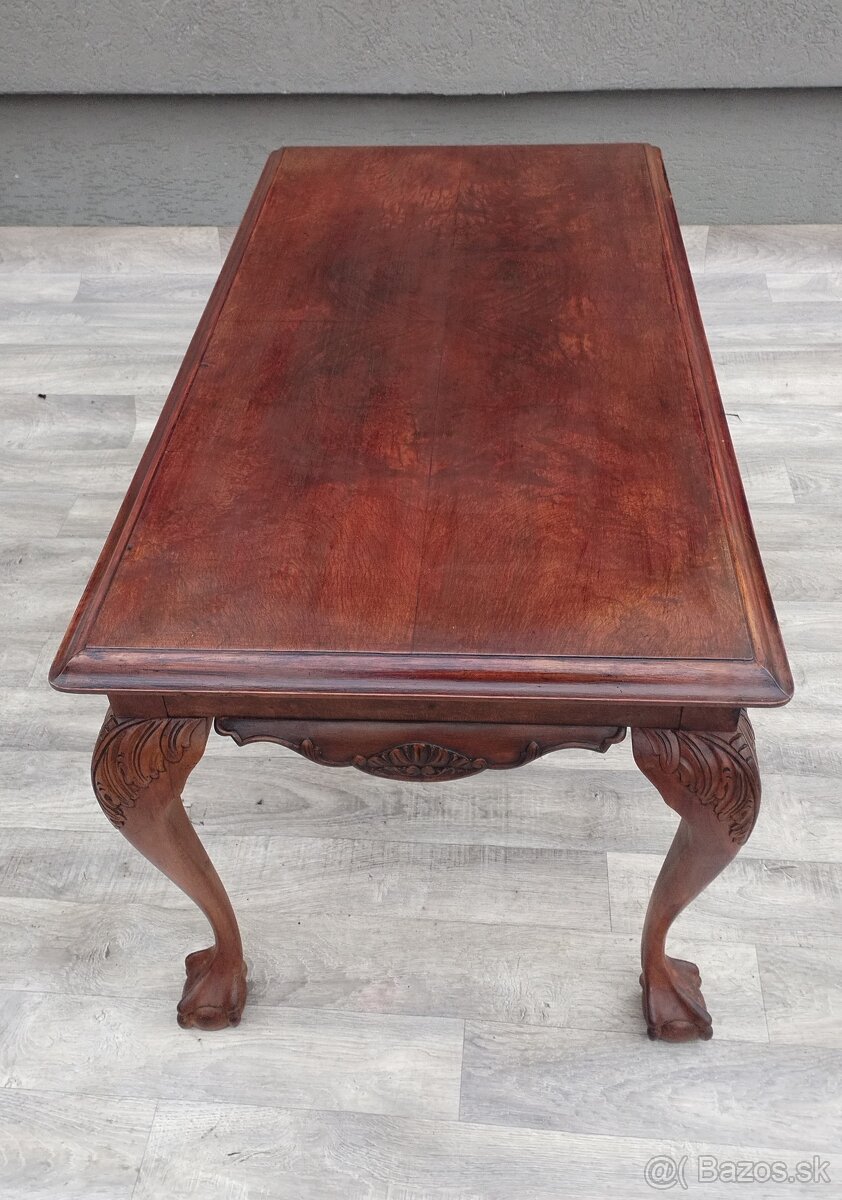 Stolík konferenčný v štýle Chippendale. - 6