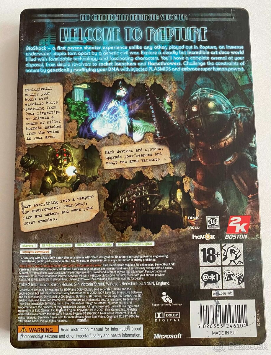 BioShock (Steelbook Edition) Xbox 360 - 6